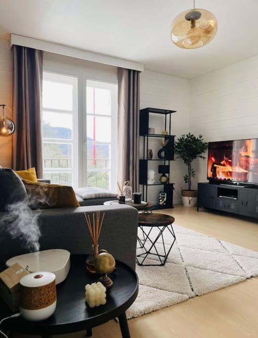 Paisible F2 Ensoleille Vue Lac Gérardmer Exteriör bild